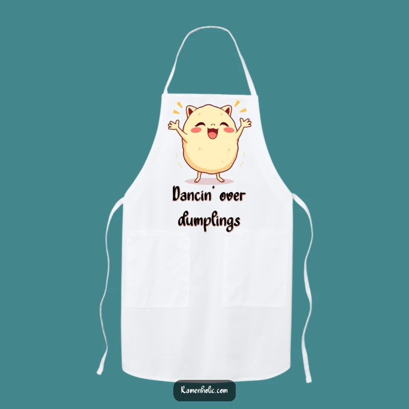 Funny Gyoza Jig Apron - Kitchen Dumpling Dance Wear, Perfect Funny Gift!
