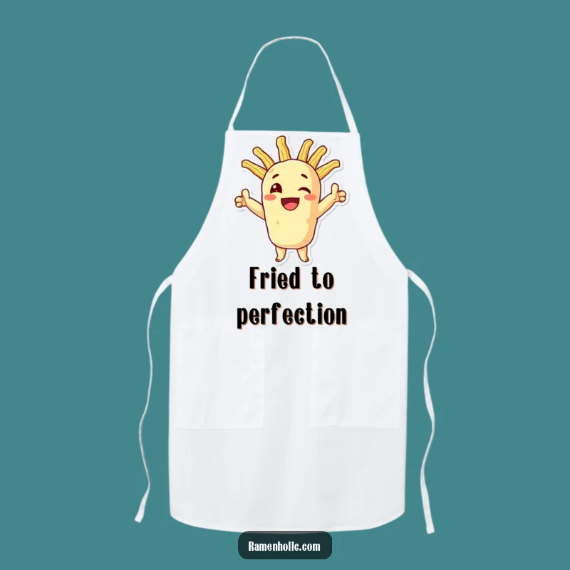 Funny Tempura Apron: Crispy Chef Pose, Kitchen Humor Gift