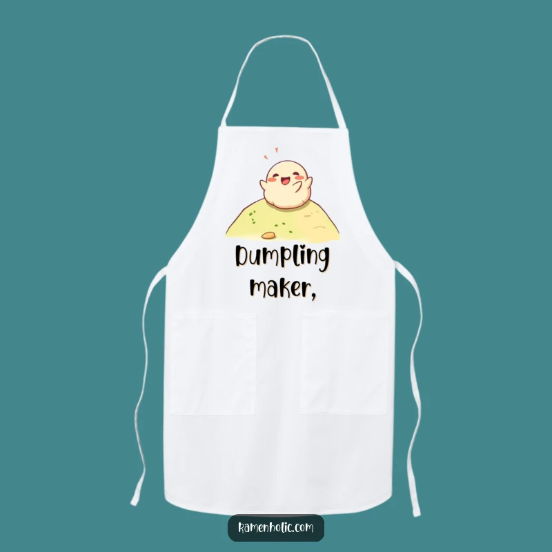 Funny Happy Dumpling Hill Roll Apron - Hilarious Chef Accessory for Kitchen Fun