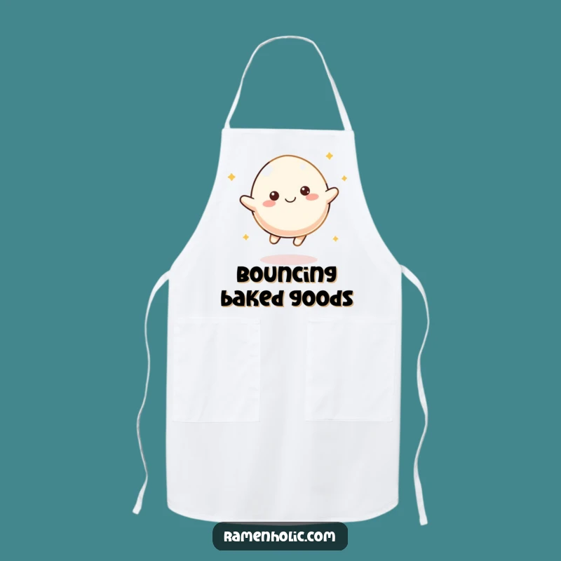 Funny Mochi Bounce Apron - Kitchen Bouncy Character Wear, Perfect Funny Gift!