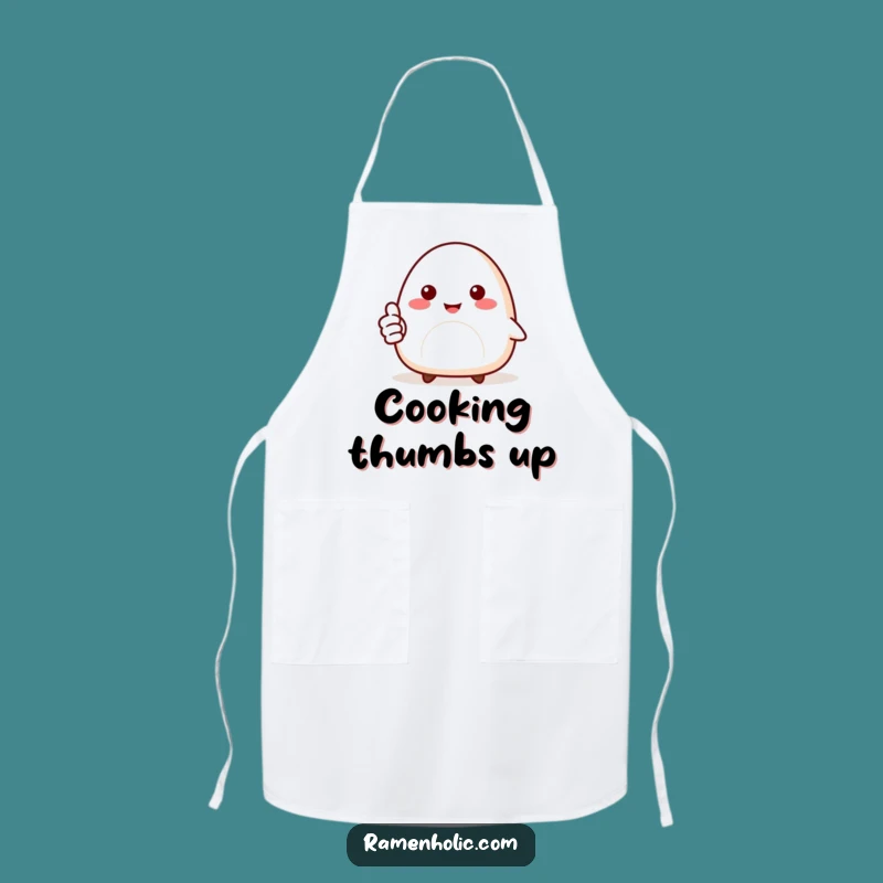 Funny Onigiri Apron: Kitchen Positivity, Perfect Foodie Gift
