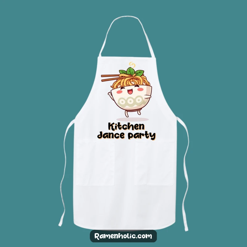 Funny Ramen Apron: Chef's Dance Design, Kitchen Humor, Perfect Funny Gift for Cooks