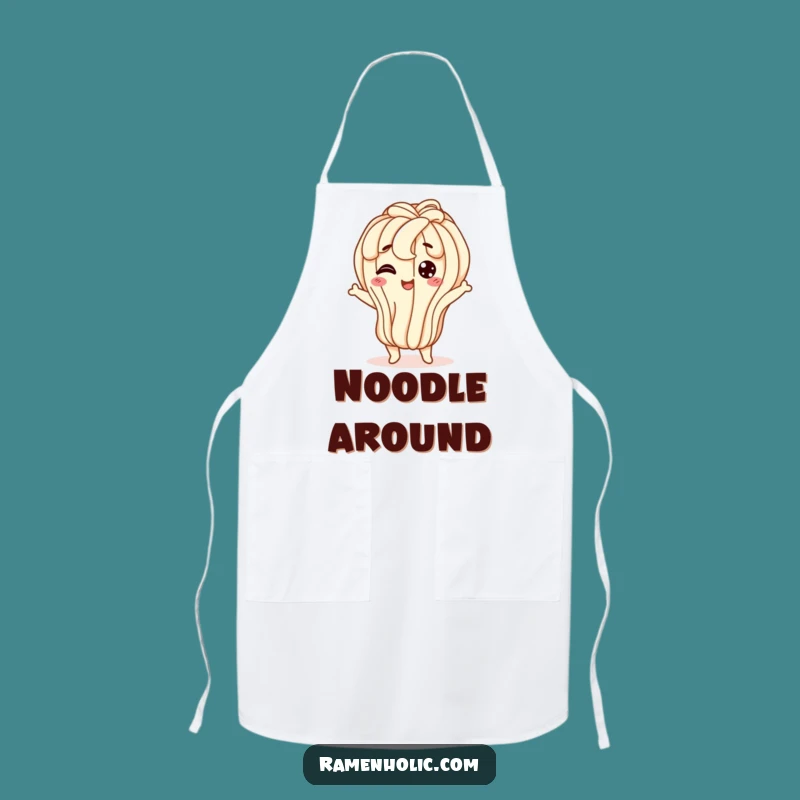 Funny Udon Apron: Wiggly Jiggle Chef, Kitchen Humor Gift