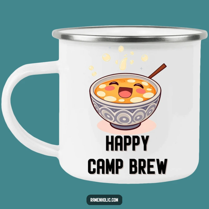 Funny Miso Soup Camping Mug: Durable, Hilarious Laughing Bowl Cup