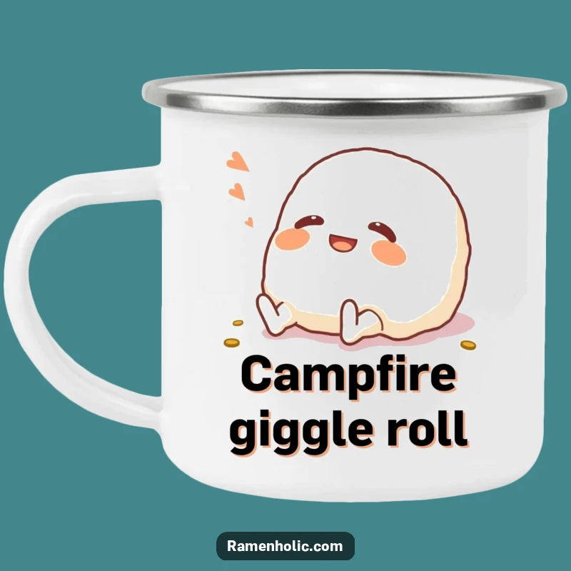 Funny Onigiri Camping Mug: Hilarious Adventures with Rice Balls