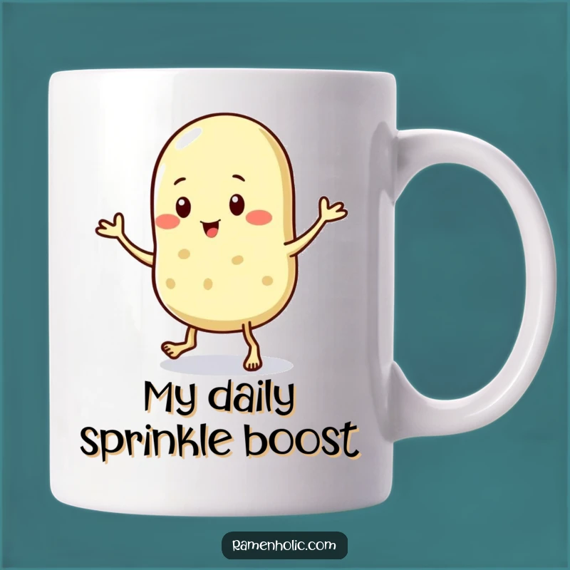 Funny Jigging Sesame Seed Mug: Dance with Delight with this Tiny Foodie Gift
