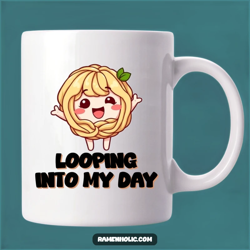 Funny Soba Noodle Mug: Twisty Japanese Food Fun Gift