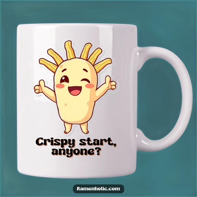 Funny Tempura Mug: Triumphant Crispy Pose, Deliciously Humorous Gift