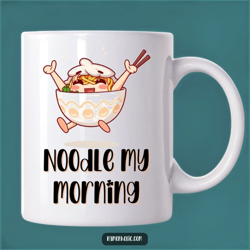 Funny Jumping Ramen Mug: Happy Bowl Pal, The Ultimate Funny Gift!