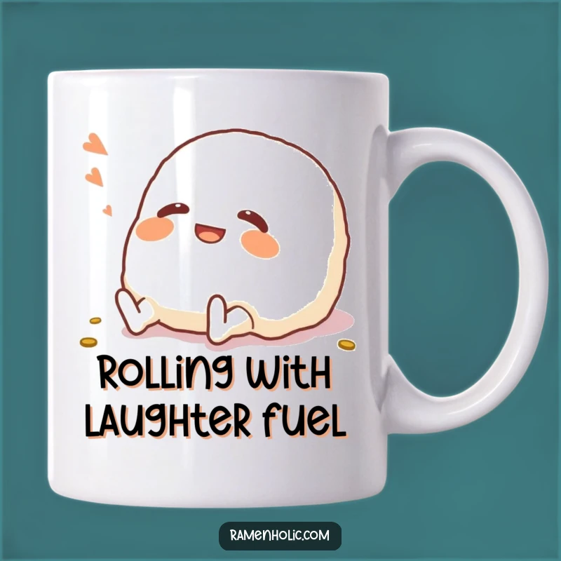 Funny Onigiri Mug: Hilarious Rolling Rice Ball Gift for Foodie Fun