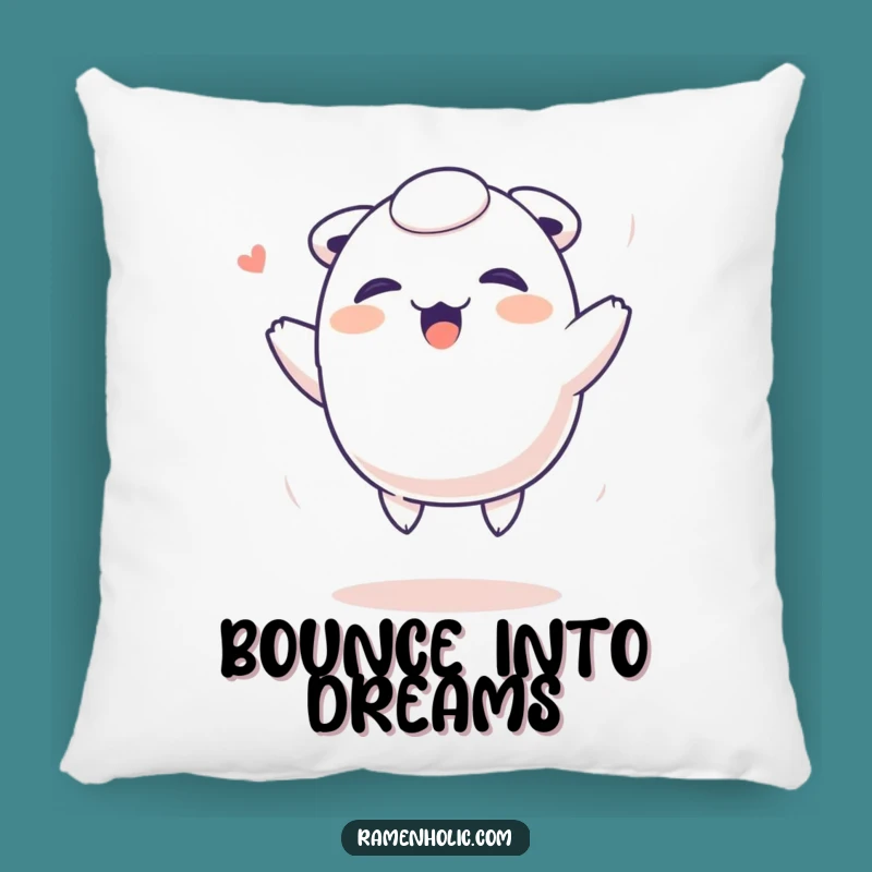 Comfy Funny Dumpling Bounce Pillow: Huggable Humor
