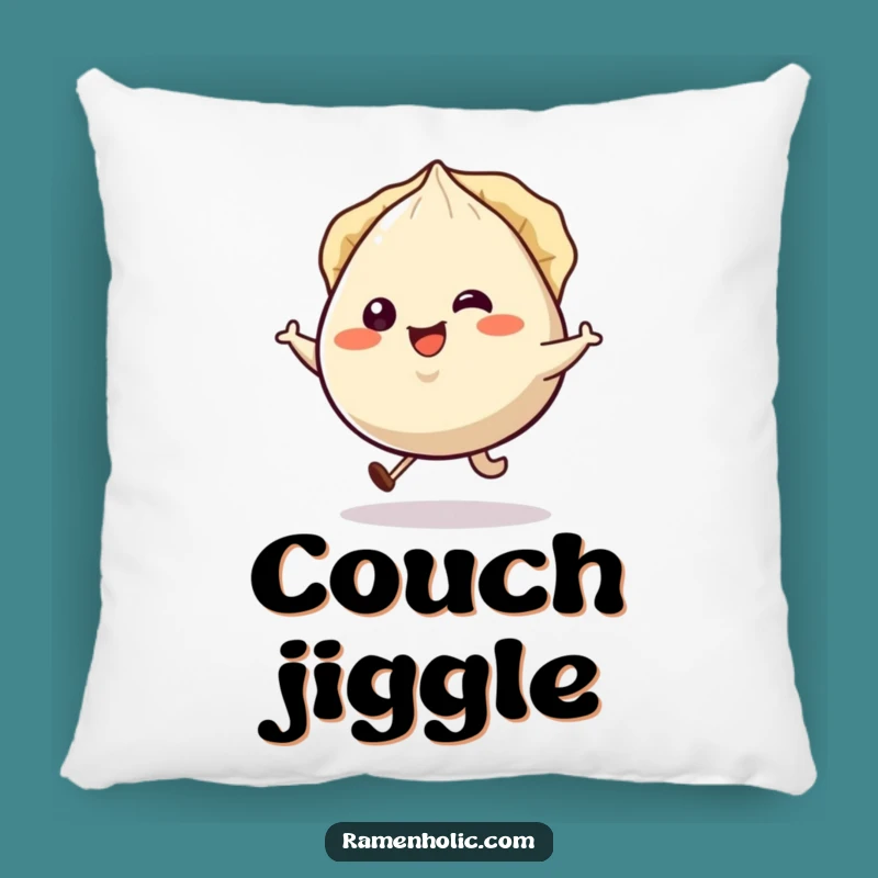 Cozy Funny Gyoza Hop Pillow: Soft, Cheerful Dumpling Decor