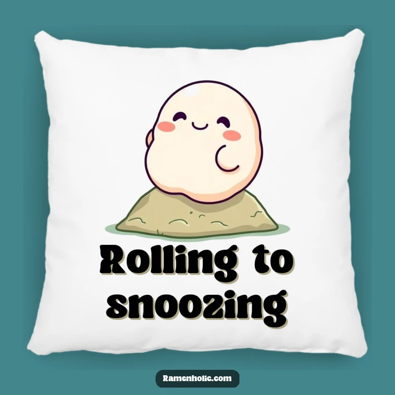Cozy Funny Dumpling Pillow: Rolling Character Cushion, Soft & Hilarious Home Decor, Gift