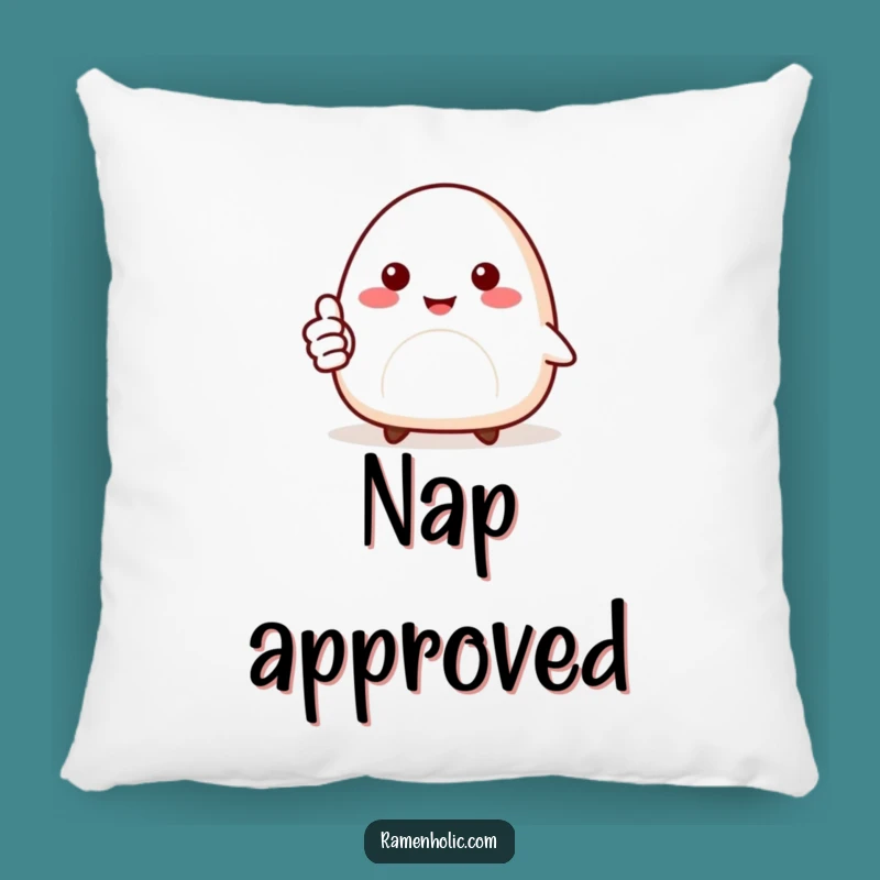 Funny Onigiri Pillow: Soft Cartoon Comfort, Positive Gift for Home