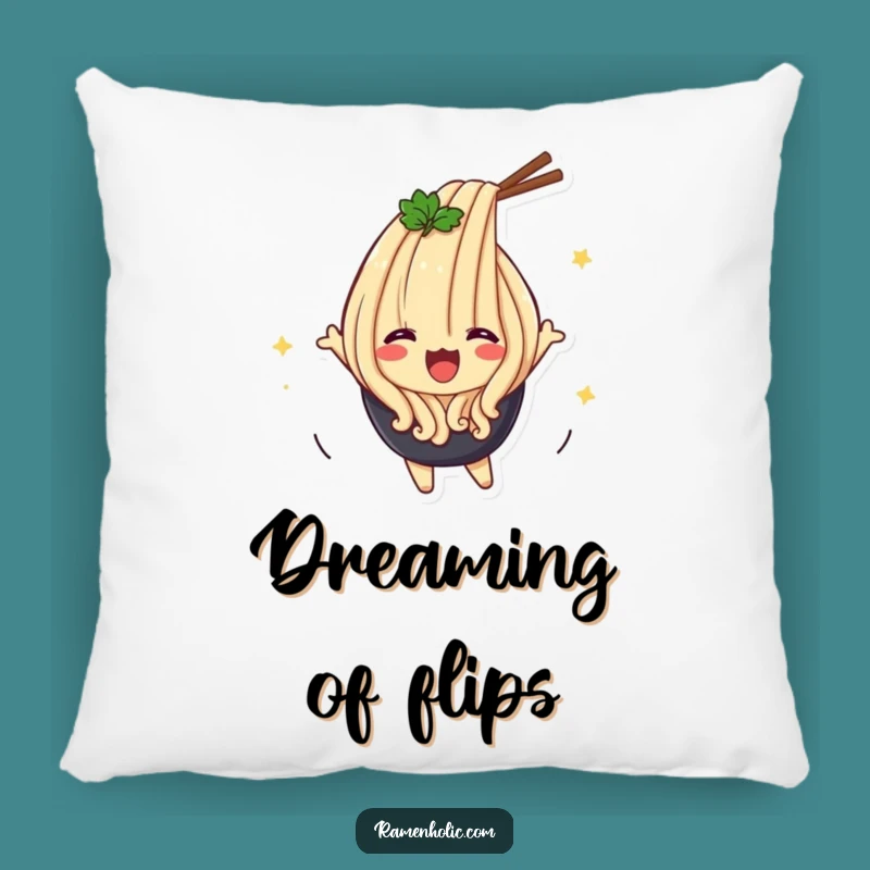 Funny Udon Flip Pillow - Soft Noodle Flip Cushion, Perfect Funny Gift!