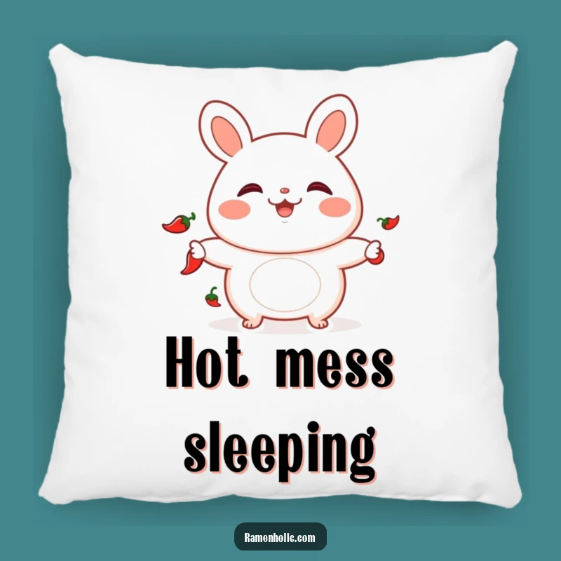 Funny Bao Bun Juggling Chili Pillow - Soft & Playful Comfort Cushion