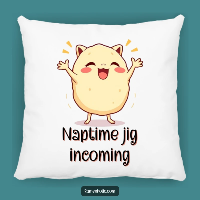Funny Gyoza Jig Pillow - Soft Dumpling Dance Cushion, Perfect Funny Gift!