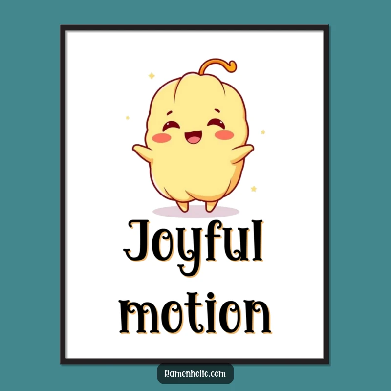 Funny Spinning Tempura Digital Art: Instant Joy Download, Energetic Gift