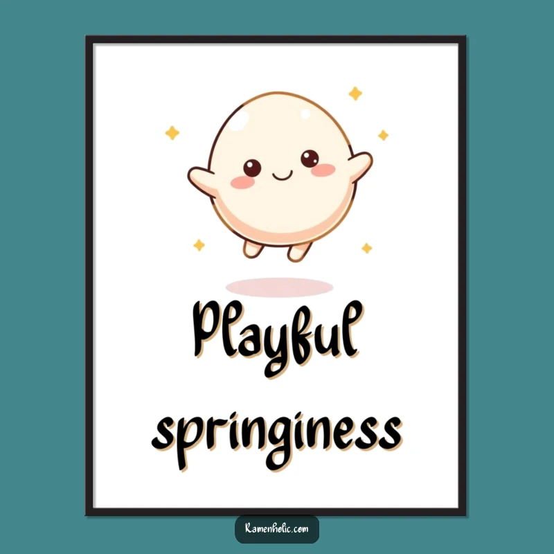 Funny Mochi Bounce Digital Art - Instant Bouncy Character Decor, Perfect Funny Gift!