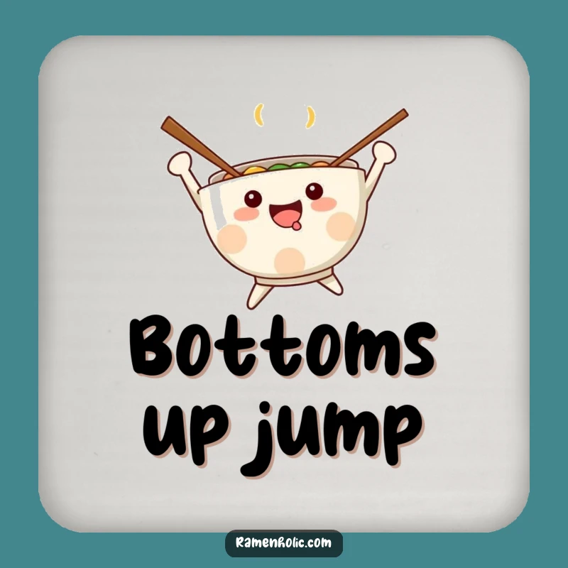 Funny Kawaii Ramen Coaster: Joyful Table Protection, Cute Funny Gift