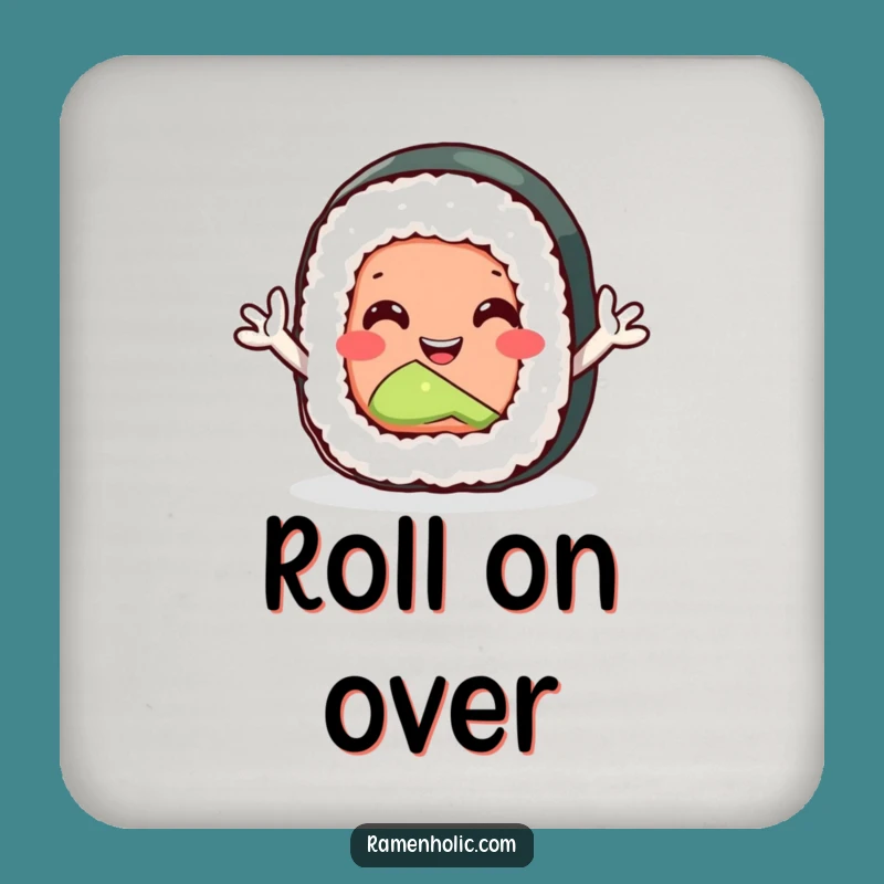 Funny Sushi Roll Coaster Set: Waving Protection for Your Surfaces