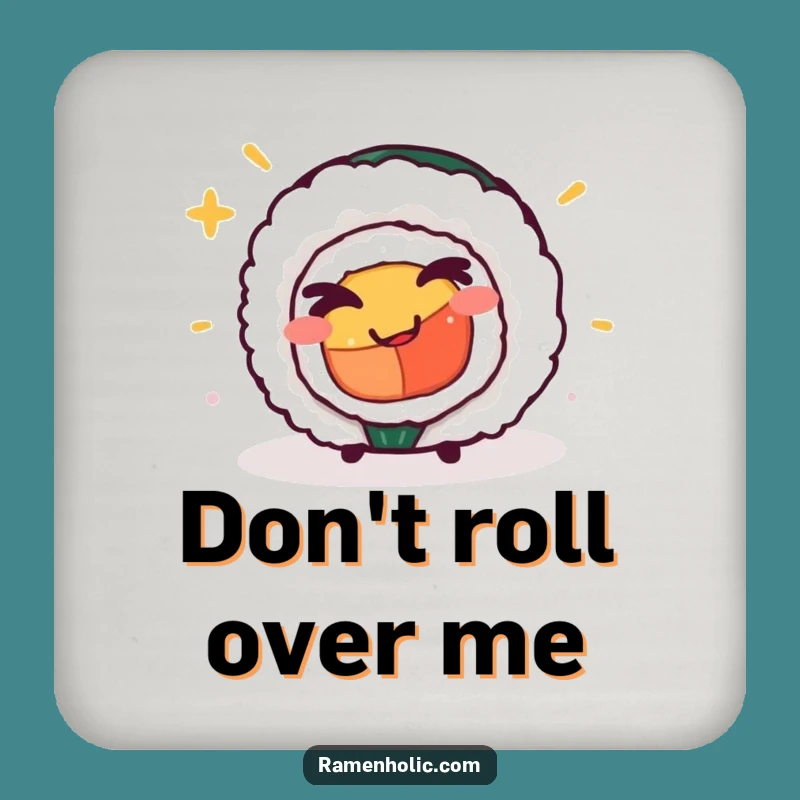 Funny Winking Sushi Roll Coaster Set: Playful Protection for Your Surfaces