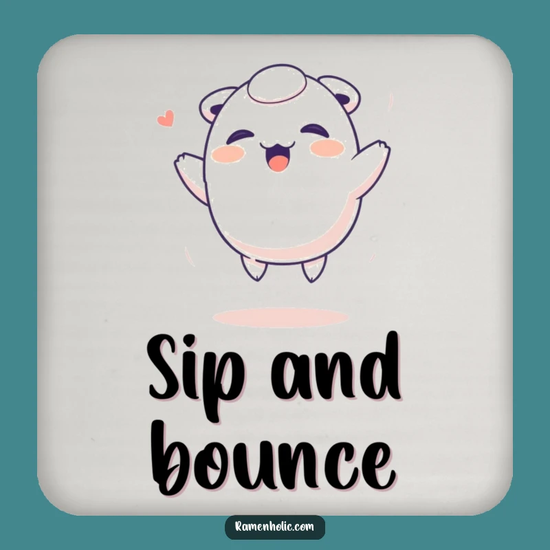 Funny Dumpling Bounce Coasters: Protect Surfaces with Playful Charm