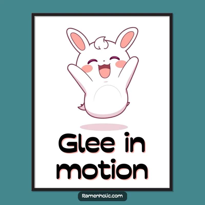 Funny Nori Poster: Somersaulting Art, Perfect Gift for Sushi Fans