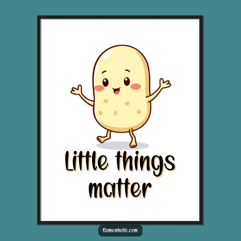 Funny Jigging Sesame Seed Poster: Decorate with Tiny Moves and Big Smiles