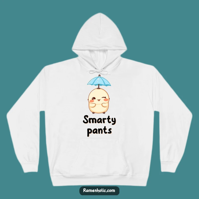 Cozy Funny Cheeky Dumpling Hoodie: Warm, Playful Umbrella Apparel