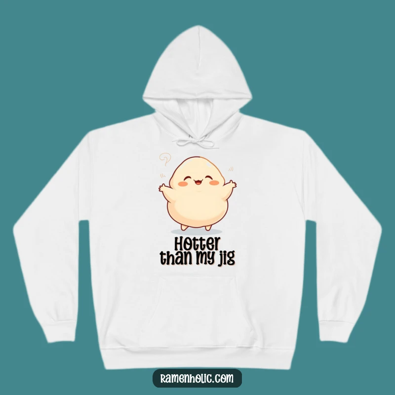 Funny Dumpling Jig Hoodie - Cozy Up with This Adorable Cartoon Foodie Sweatshirt