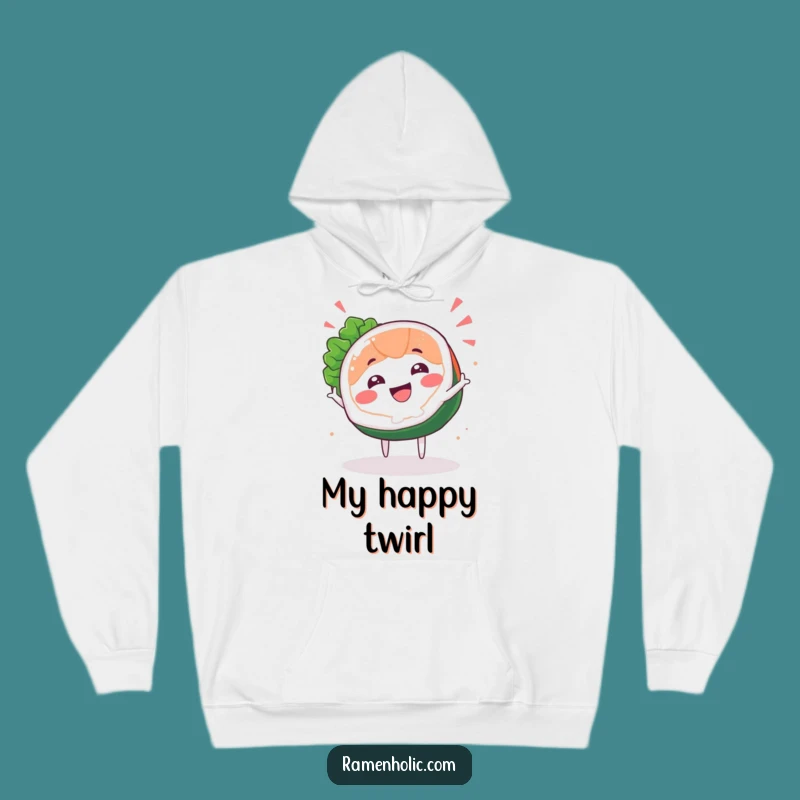Funny Sashimi Spin Hoodie - Cozy Fish Slice Sweatshirt, Perfect Funny Gift!