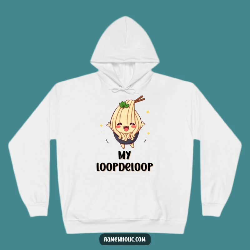 Funny Udon Flip Hoodie - Cozy Noodle Flip Sweatshirt, Perfect Funny Gift!