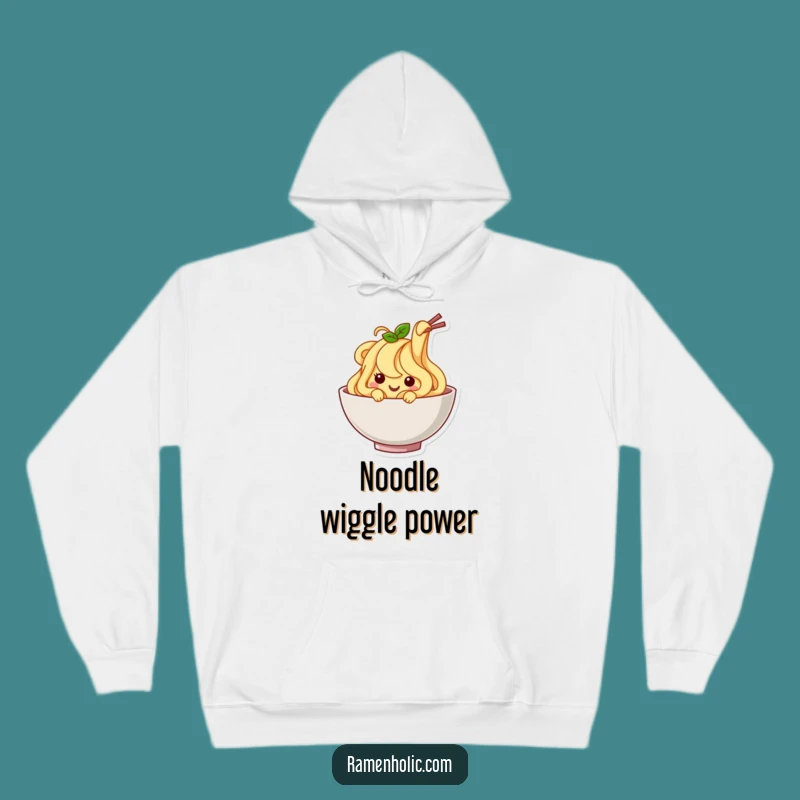 Cozy Funny Noodle Wiggle Hoodie: Comfort with a Side of Fun