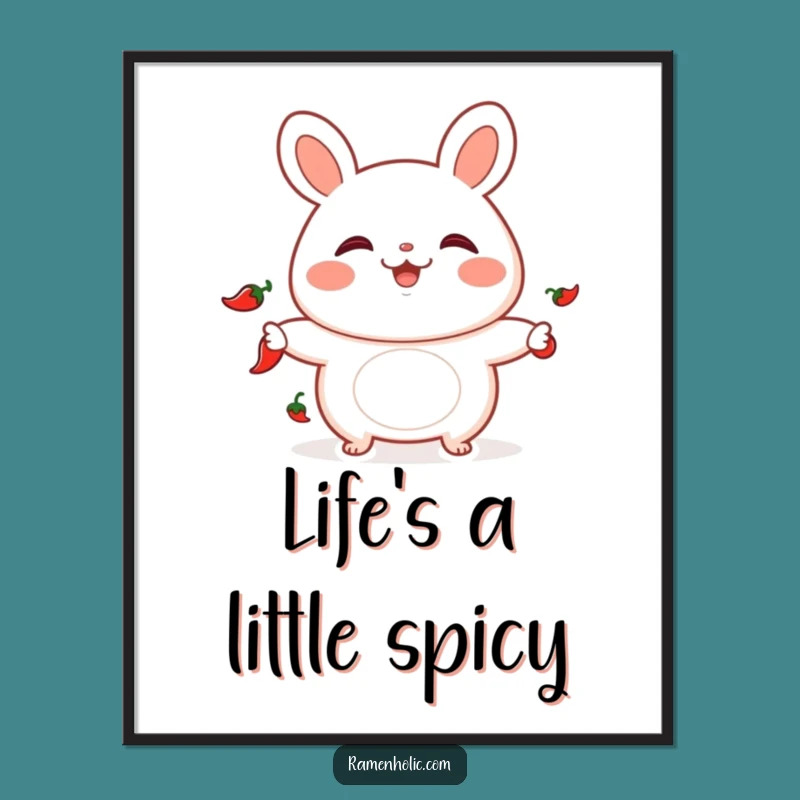 Free Printable Spicy Bao Bun Art - Playful Downloadable Decor