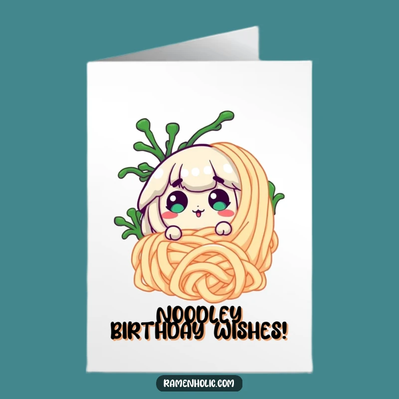 Free Printable Birthday Card: Surprised Seaweed Noodle Fun for a Hilarious Downloadable Gift