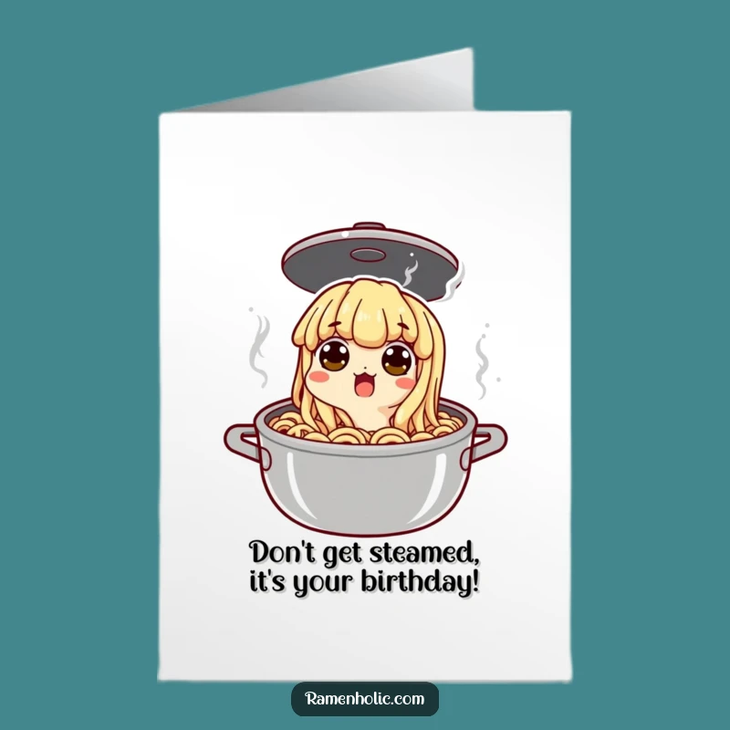 Free Printable Surprised Noodle Birthday Card - Funny Downloadable Surprise