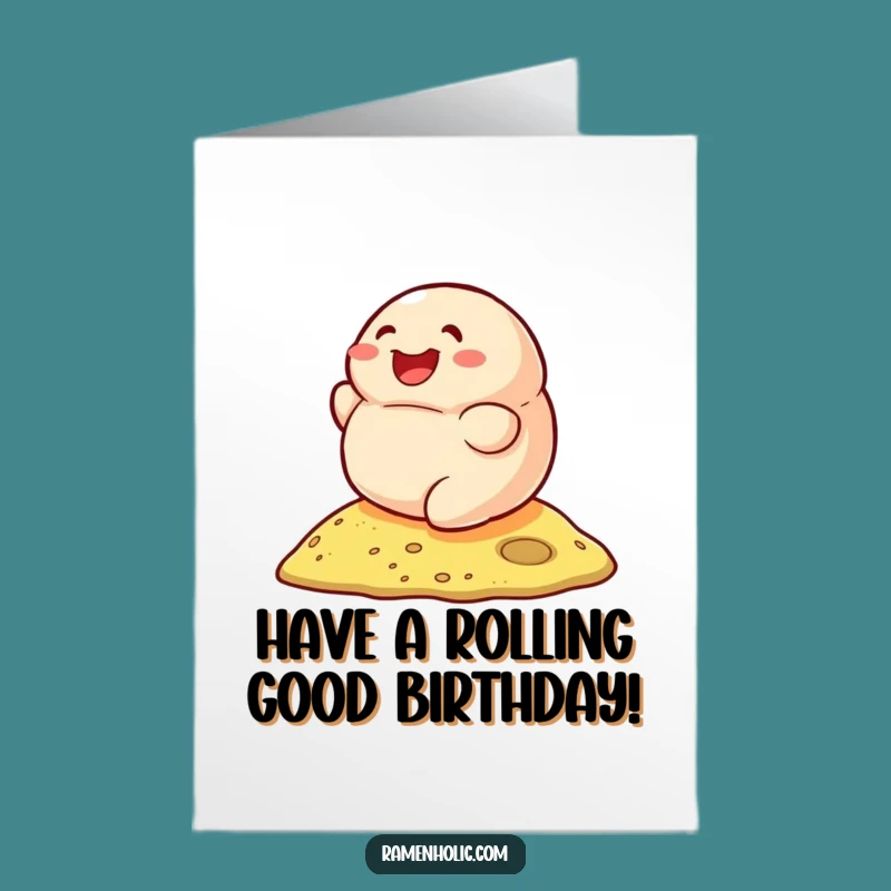Delighted Dumpling Birthday Card - Free Printable Downloadable Fun
