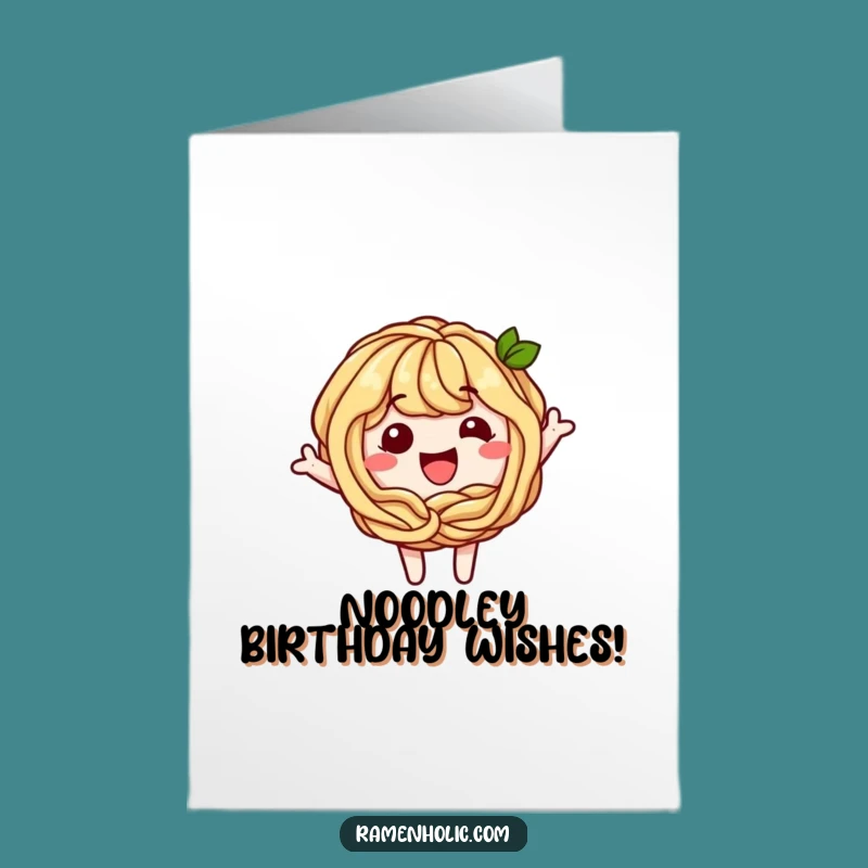 Free Printable Birthday Card: Happy Soba Loop Fun Downloadable Gift