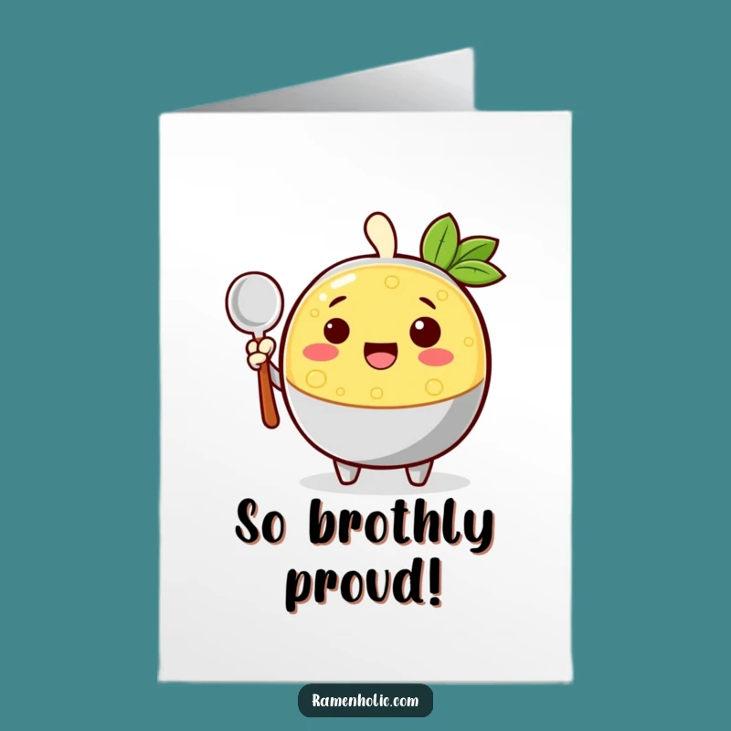 Free Printable Congrats Card: Broth Wave for a Hearty Downloadable Gift