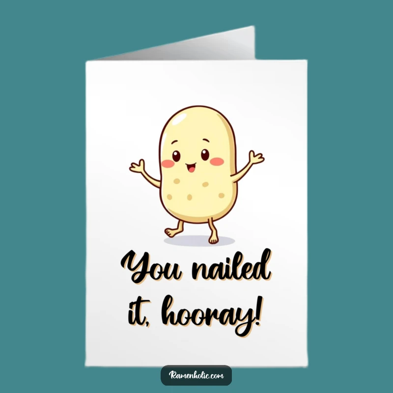 Free Printable Congrats Card: Jigging Sesame Seed, Tiny Celebration Downloadable