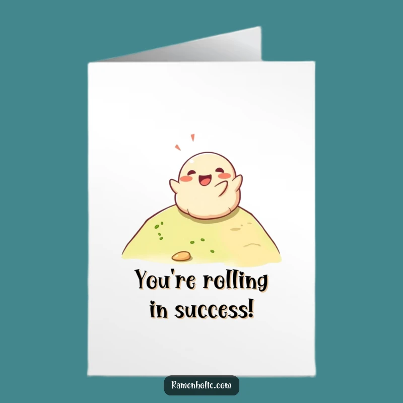 Free Printable Dumpling Congrats Card - Hilarious Downloadable Celebration