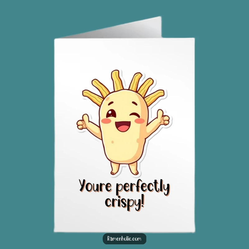 Free Printable Congrats Card: Triumphant Tempura Funny Downloadable Gift
