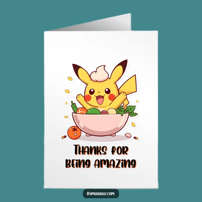 Free Printable Thank You Appreciation: Fun Poke Bowl Ingredients Downloadable Gift