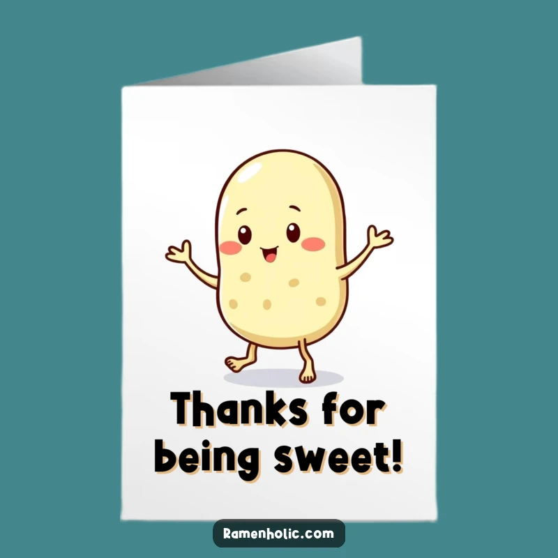 Free Printable Thank You Card: Jigging Sesame Seed, Tiny Gratitude Downloadable