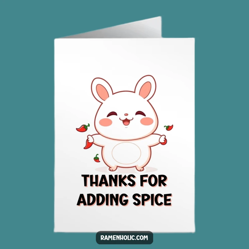 Thank You Bao Bun Card - Free Printable Downloadable Spicy Thanks