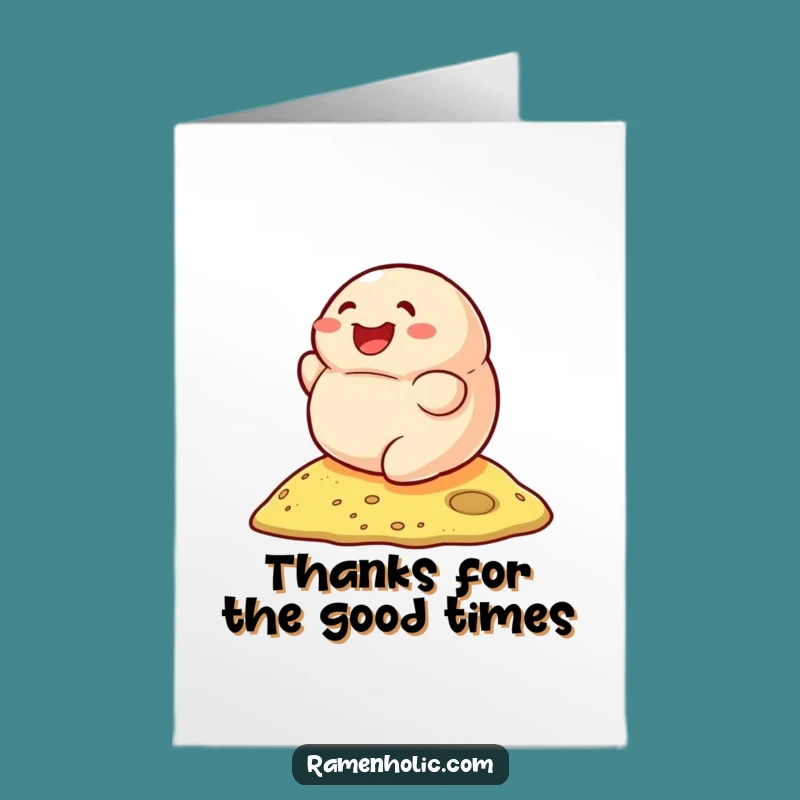 Thank You Dumpling Card - Free Printable Downloadable Happy Rolls