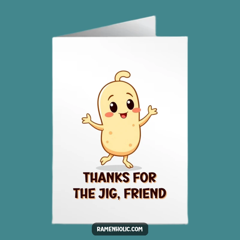 Free Printable Thank You Card: Amusing Sesame Seed Jig Downloadable with Gratitude