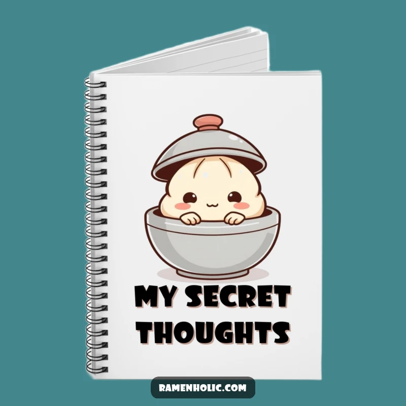 Funny Dumpling Notebook: Jot Down Thoughts with Shy Charm