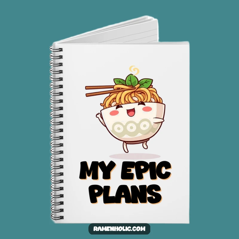 Funny Ramen Notebook: Dancing Character Journal, Perfect for Notes & Funny Gift Ideas